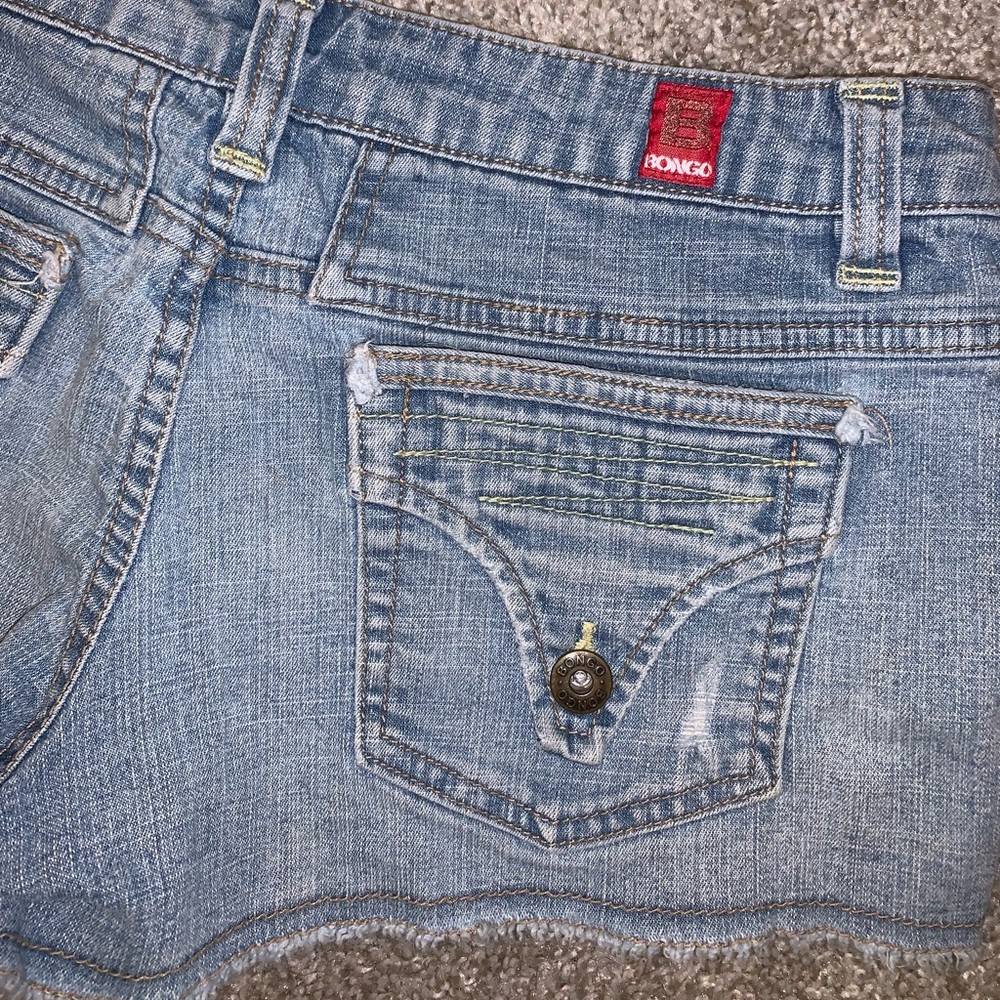 Bongo Juniors Blue Jean shorts size 7 - Picture 11 of 12